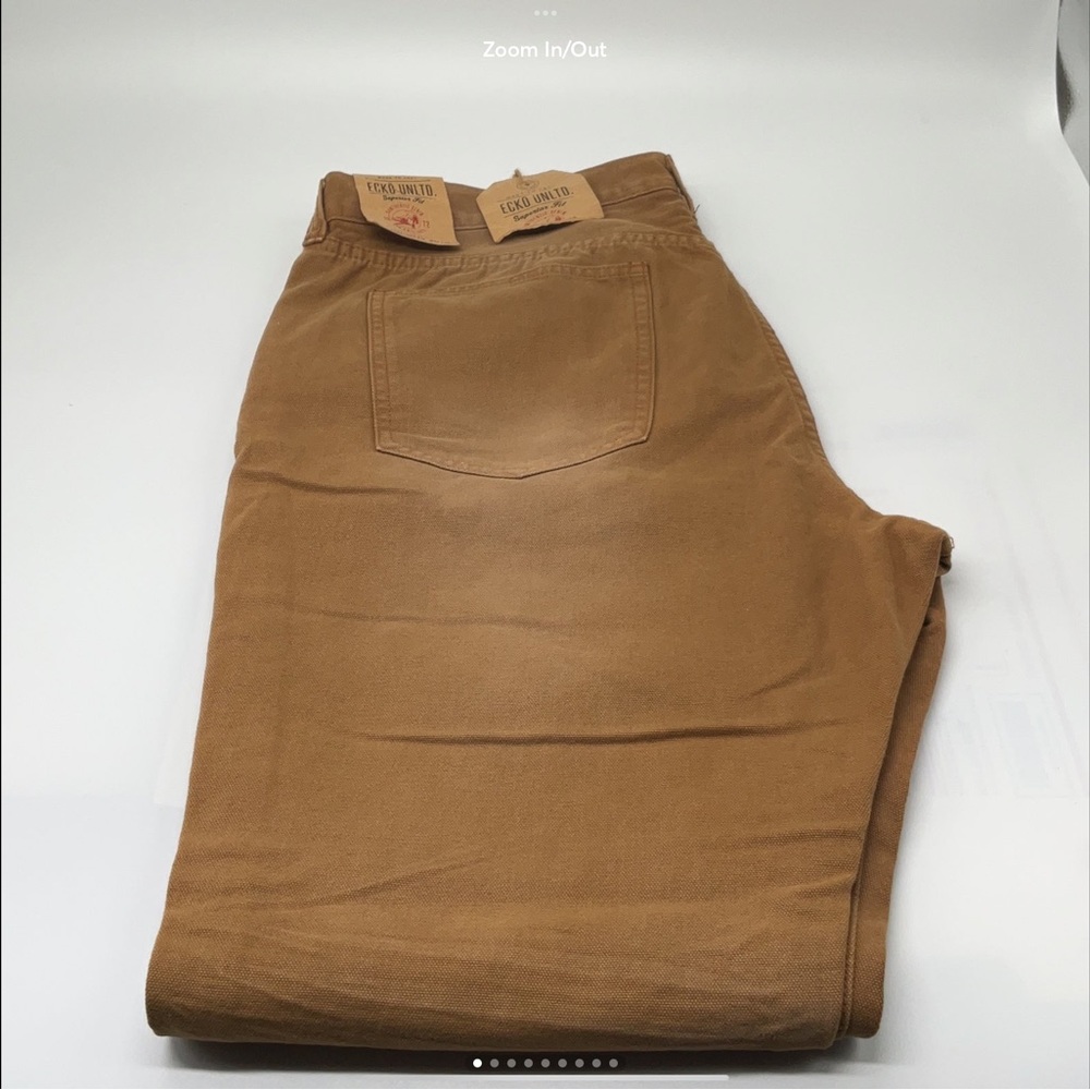 Marc Ecko Unltd. Straight Fit Jeans 42” Waist Inseam 32” Tan Brown